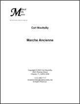 Marche Ancienne Organ sheet music cover